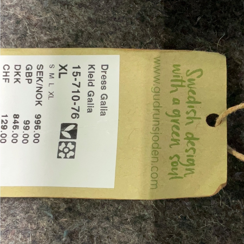 Gudrun Sjoden - Galia Dress - Pine Green - XL - New w/Tags - Picture 7 of 8